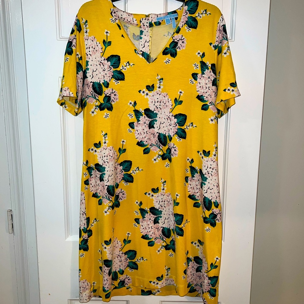Draper James Yellow Hydrangea Dress